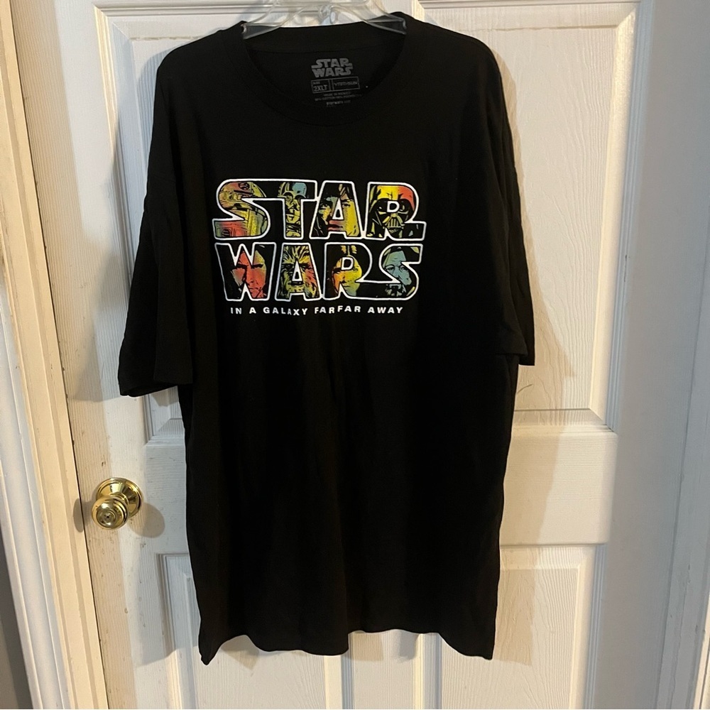 Star Wars Black Graphic T-Shirt - Picture 1 of 4